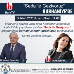 BURHANİYE YÖRESİ PAZAR GÜNÜ EKRANLARDA 2 PROGRAM |