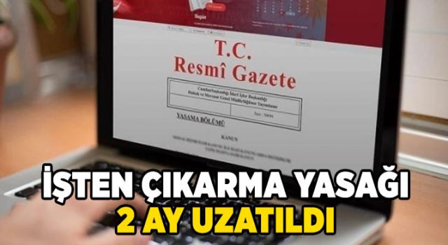 isten cikarma yasagi 2 ay uzatildi 1615270581 |