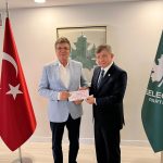 Başkan Arslan’dan liderlere Kitap Fuarı daveti 2 ahmet davutoglu |
