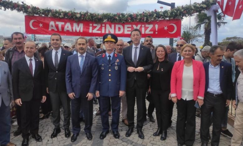 Atatürk'ün Bandırma'ya gelişinin 97. yıldönümü kutlandı 1 AW731257 02 |