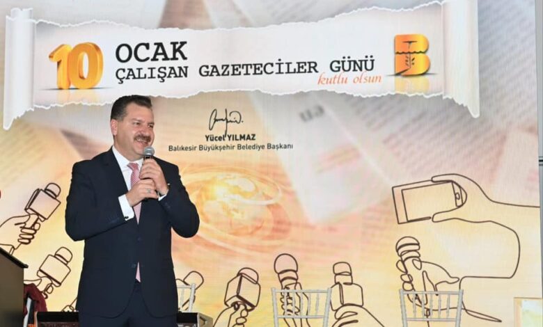 Başkan Yılmaz: "Her alanda destekçimiz basın mensupları" 1 AW801279 01 |
