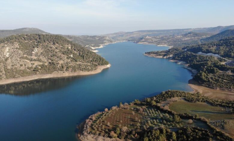 Çanakkale'de suların tükendiği barajlar son yağışlarla birlikte dolmaya başladı 1 AW880386 01 |