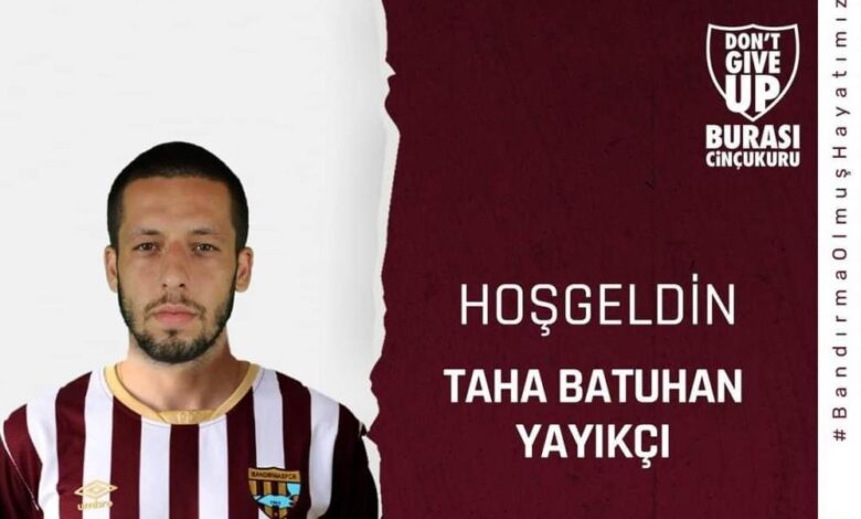 Bandırmaspor, Taha Batuhan ile 3 yıllık sözleşme imzaladı 1 AW928425 01 |