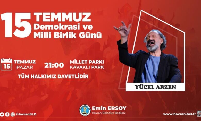 15 Temmuz’da Yücel Arzen Havran’da sahne alacak 1 AW933662 01 |