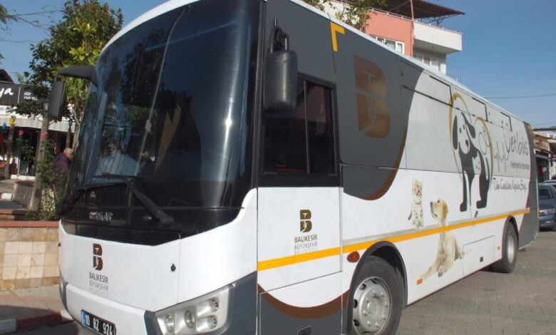 Balıkesir’de VETBÜS sokak hayvanlarına şifa dağıtıyor 1 AW077863 01 |