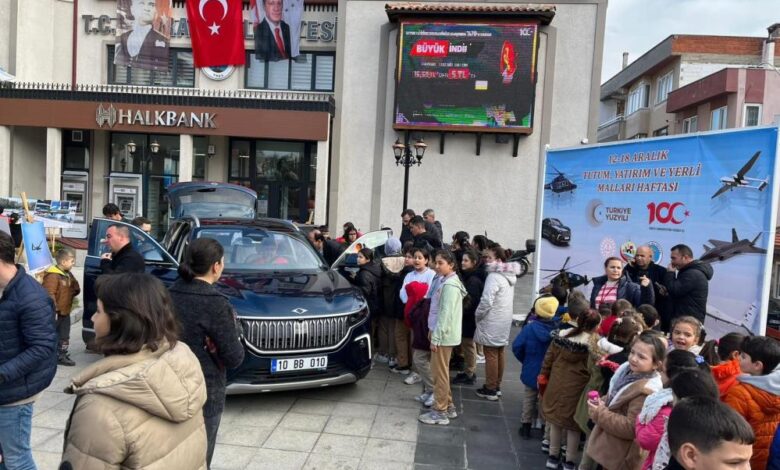 Yerli ve milli teknolojiler ile Yerli Malı Haftası kutlaması yapıldı 1 AW097188 01 |