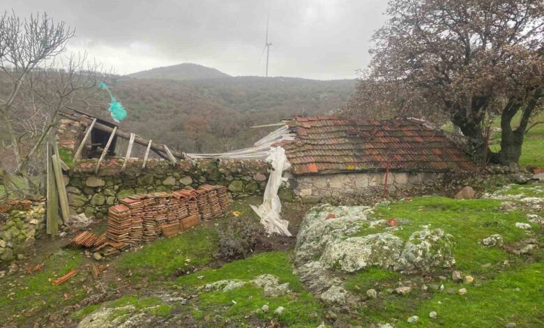 ayvacikta siddetli firtina etkili oldu hayvan dami ile agil catisi uctu 265625d |