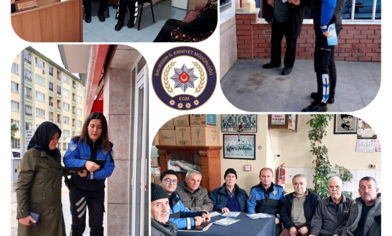 Balıkesir’de polis 526 vatandaşa dolandırıcılık ve KADES bilgisi verdi 1 balikesirde polis 526 vatandasa dolandiricilik ve kades bilgisi verdi 2ad2669 |