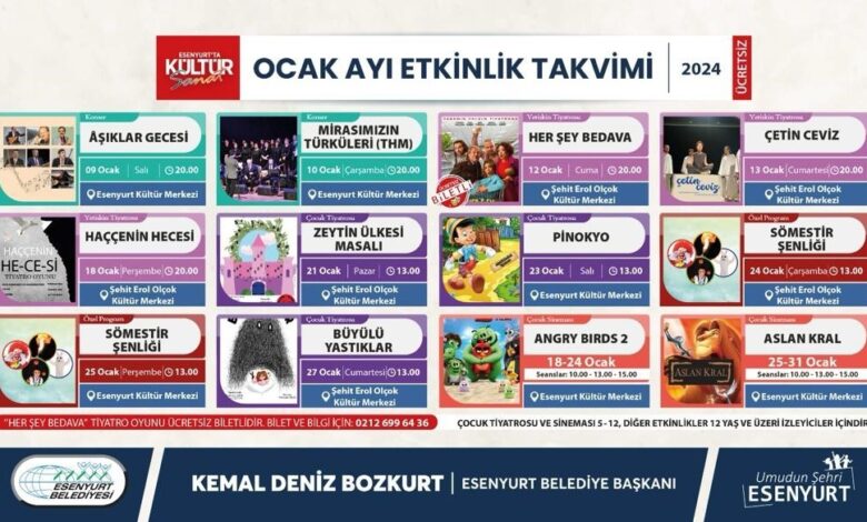 Esenyurt’ta kültür sanat dolu bir ocak ayı programı 1 esenyurtta kultur sanat dolu bir ocak ayi programi 5bc903a |