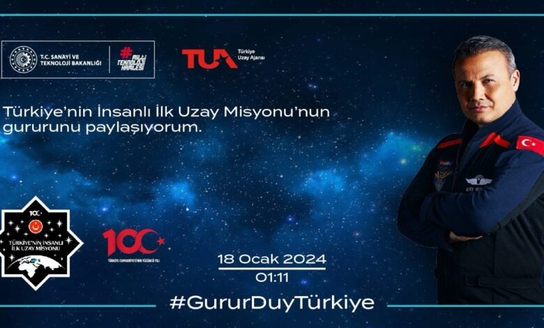 turkiyenin insanli ilk uzay misyonu icin hatira bileti 65e080a |