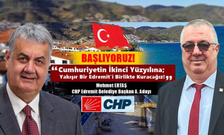 "Cumhuriyetin İkinci Yüzyılına Yakışır Bir Edremit'i Birlikte Kuracağız" 1 5a0d0c35 cbf0 42f4 86d8 33ba9b311780 |
