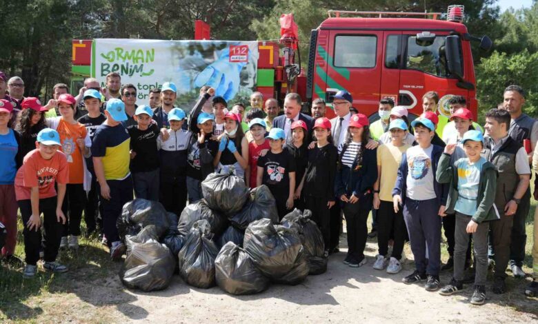 kazdaglarinda orman benim etkinliginde yarim saatte 1 ton cop topladilar 2ab2bfa |