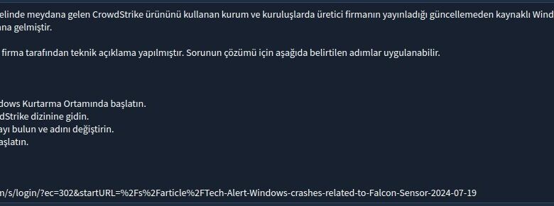 USOM: “Yaşanan aksaklığın siber saldırı kaynaklı olmadığı tespiti yapılmıştır” 1 usom yasanan aksakligin siber saldiri kaynakli olmadigi tespiti yapilmistir 2f9b459 |