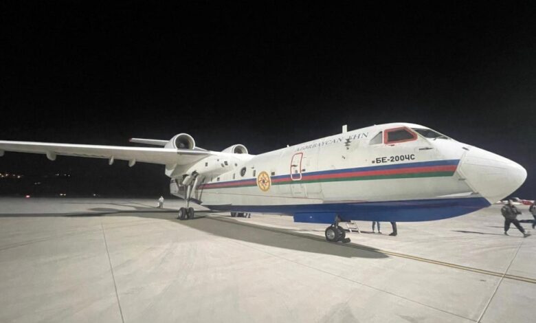 azerbaycanin amfibi ucagi yanginlara mudahale icin izmirde c101daa |