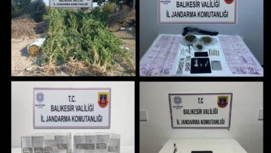 balikesirde kacakcilik ve uyusturucu madde suclarina yonelik operasyon 5352088 |