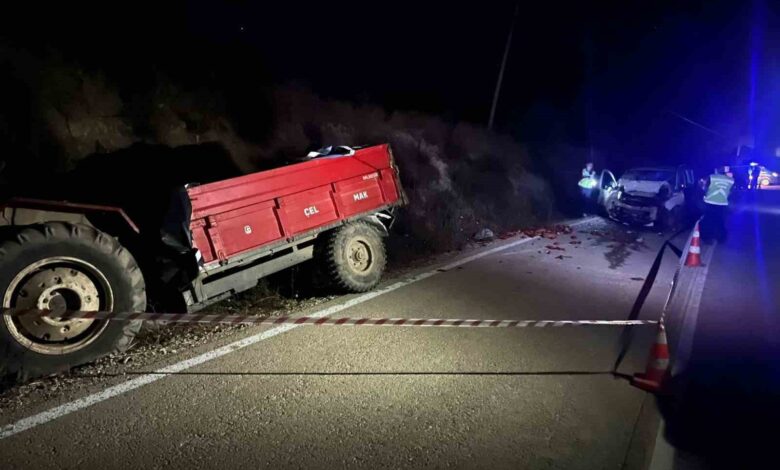 otomobil traktore arkadan carpti 1 olu 3 yarali 6ae8388 |