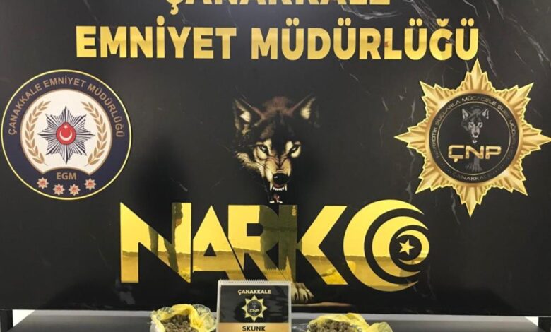 Çanakkale’de uyuşturucu operasyonu: 1 tutuklama 1 AW313032 01 |