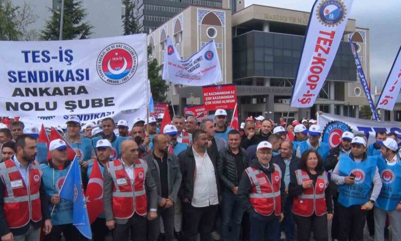 iscilerden hazine ve maliye bakanligi onunde eylem 807e1f5 |