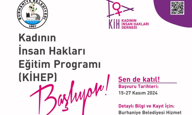 Kadının İnsan Hakları Eğitim Programı Burhaniye’de başlıyor 1 1 e1731678473902 |