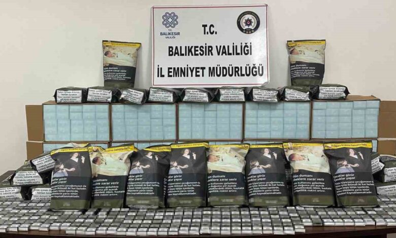 balikesirde kacak tutun ve makaron operasyonu 1 sahis tutuklandi babae15 |