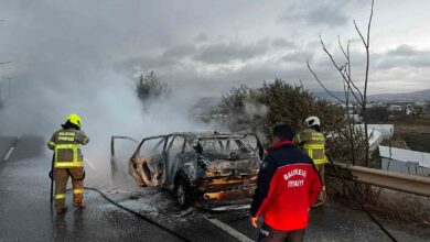 balikesirde otomobil seyir halindeyken yandi 9ba1151 |