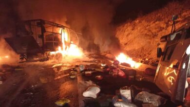 balikesirde otobanda kaza sonrasi yangini panigi 621254f |