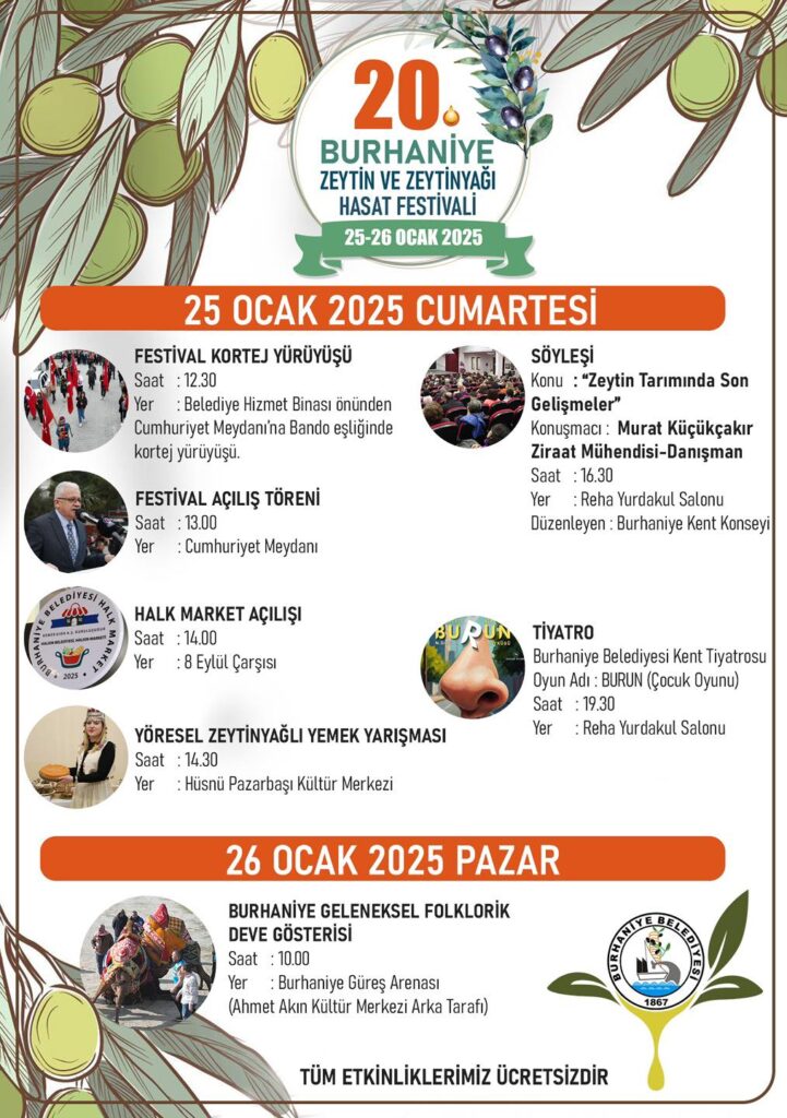 Burhaniye’de Hasat Festivali için geri sayım başladı 5 2 2 |