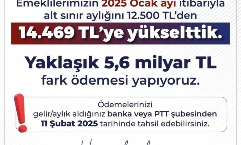 Emeklilerin zam farkı ödemeleri yarın hesaplara yatırılacak 1 emeklilerin zam farki odemeleri yarin hesaplara yatirilacak 47b3304279c5 |