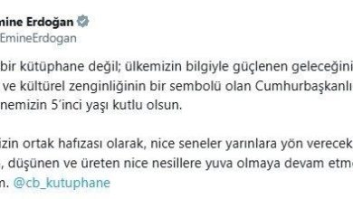 emine erdogan cumhurbaskanligi millet kutuphanesinin 5inci yilini kutladi 54626d4be37e |