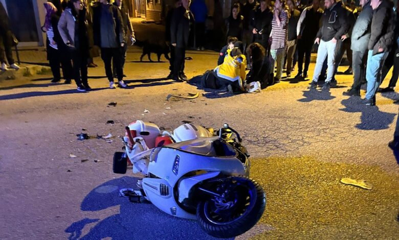 gonende kaza motosiklet surucusu yaralandi otomobil surucusu kacti 31121c2 |