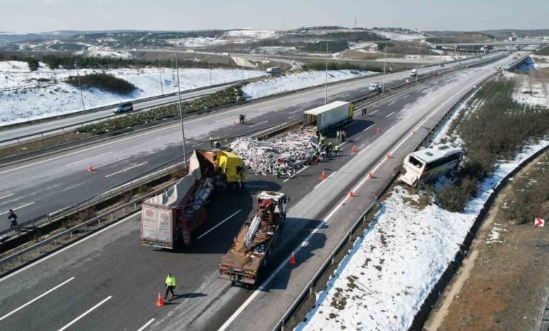 kuzey marmara otoyolunda ani fren yapan yolcu otobusune tir carpti 6ffdcd0a3824 |