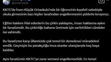 ak parti sozcusu celik kktcde kiyafeti sebebiyle ogrencinin okula girmesinin engellenmesini siddetle kiniyoruz 8517fdabcddd |