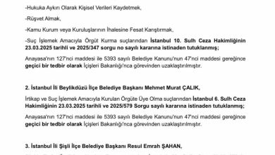 icisleri bakanligi imamoglunun gorevinden uzaklastirildigini ve sisli belediye baskani sahanin yerine kayyum atandigini duyurdu 57795d78f211 |