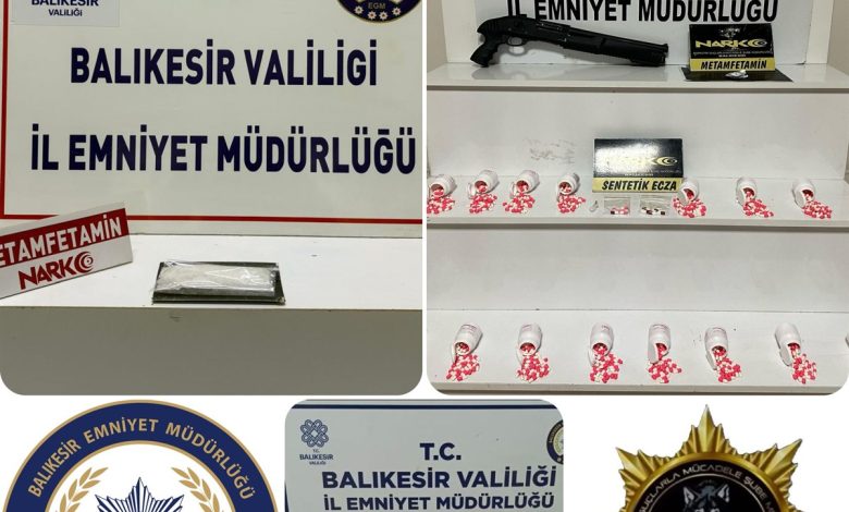 Balıkesir Polisi'nden Narkotik Operasyonları 1 1 1 |
