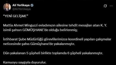 bakan yerlikaya mattia ahmet minguzzinin ailesine tehdit mesajlari atan sahsin yakalandigini duyurdu 7b21794ecce8 |