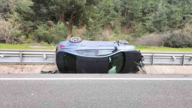 balikesirde kontrolden cikan otomobil devrildi 2 yarali 19fff041f897 |