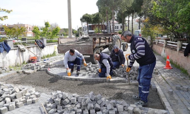 Burhaniye Belediyesi Fen İşleri ekipleri çalışmalarını sürdürüyor 1 burhaniye fen |