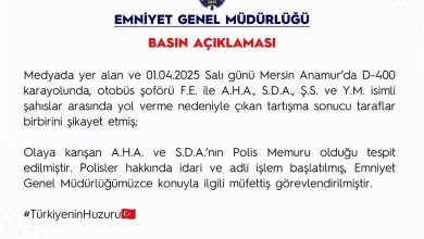 egm mersinde yol verme tartismasina karisan polisler hakkinda islem baslatildigini acikladi d52769a1fd8f |