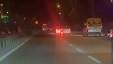 iki surucunun yol verme inadi kamerada 68e83b1e9ed0 |