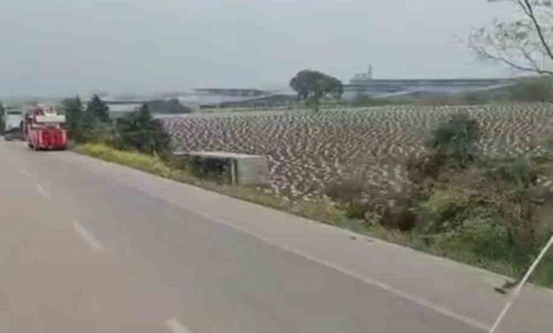 Kontrolden çıkan tır tarlaya uçtu 1 kontrolden cikan tir tarlaya uctu 48974219241b |