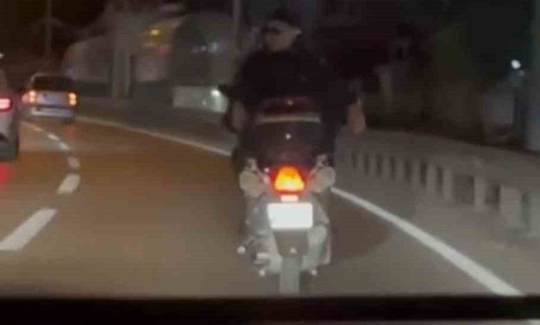 motosiklete ters bindi tehlikeli anlar kamerada 31594b4be1ce |
