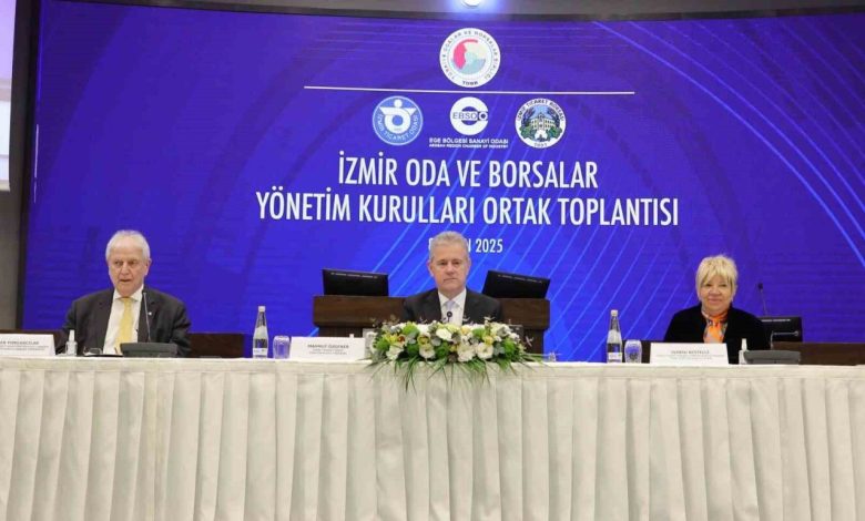Oda ve borsalar ’İzmir’ için buluştu 1 oda ve borsalar izmir icin bulustu cf07543a4080 |