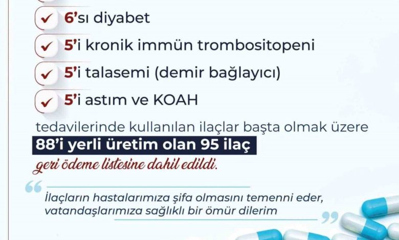 bakan isikhan sgk duzenlemesi kapsaminda 88i yerli uretim olmak uzere 95 ilaci daha geri odeme listesine aldik d0f69cadfad5 |