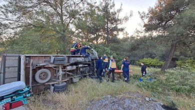 balikesirde kamyonet kaza sonucu ters dondu 1 yarali e1cffafc7eed |