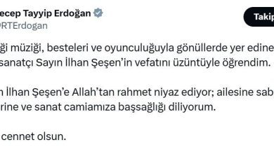 cumhurbaskani erdogandan ilhan sesen icin taziye mesaji e03d42400f36 |