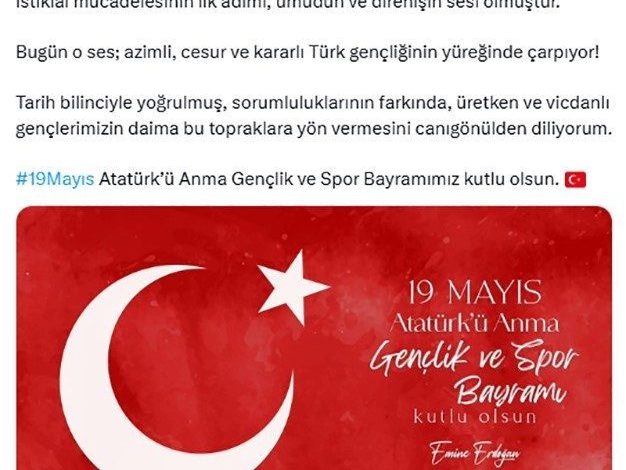 emine erdogan 19 mayis ataturku anma genclik ve spor bayramini kutladi a9eb573bc301 |