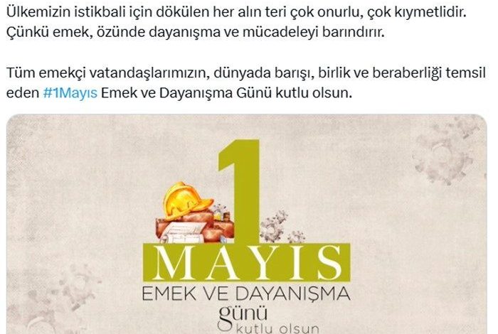 emine erdogandan 1 mayis emek ve dayanisma gunu mesaji fd366b5c8b66 |