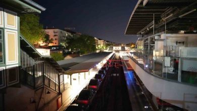 marmaray hattindan gecen araclarin gece yolculugu havadan goruntulendi 07aec06563d8 |