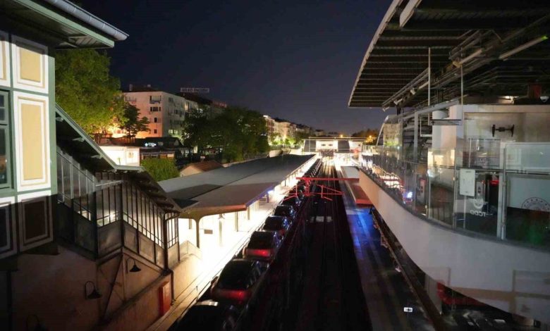 marmaray hattindan gecen araclarin gece yolculugu havadan goruntulendi 07aec06563d8 |