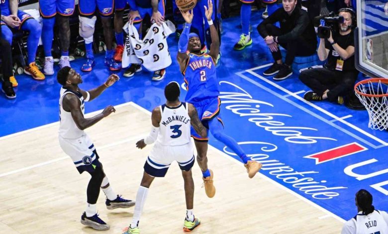 Oklahoma City Thunder, Batı Konferansı final serisinde 2-0 yaptı 1 oklahoma city thunder bati konferansi final serisinde 2 0 yapti d9ef76e91612 |